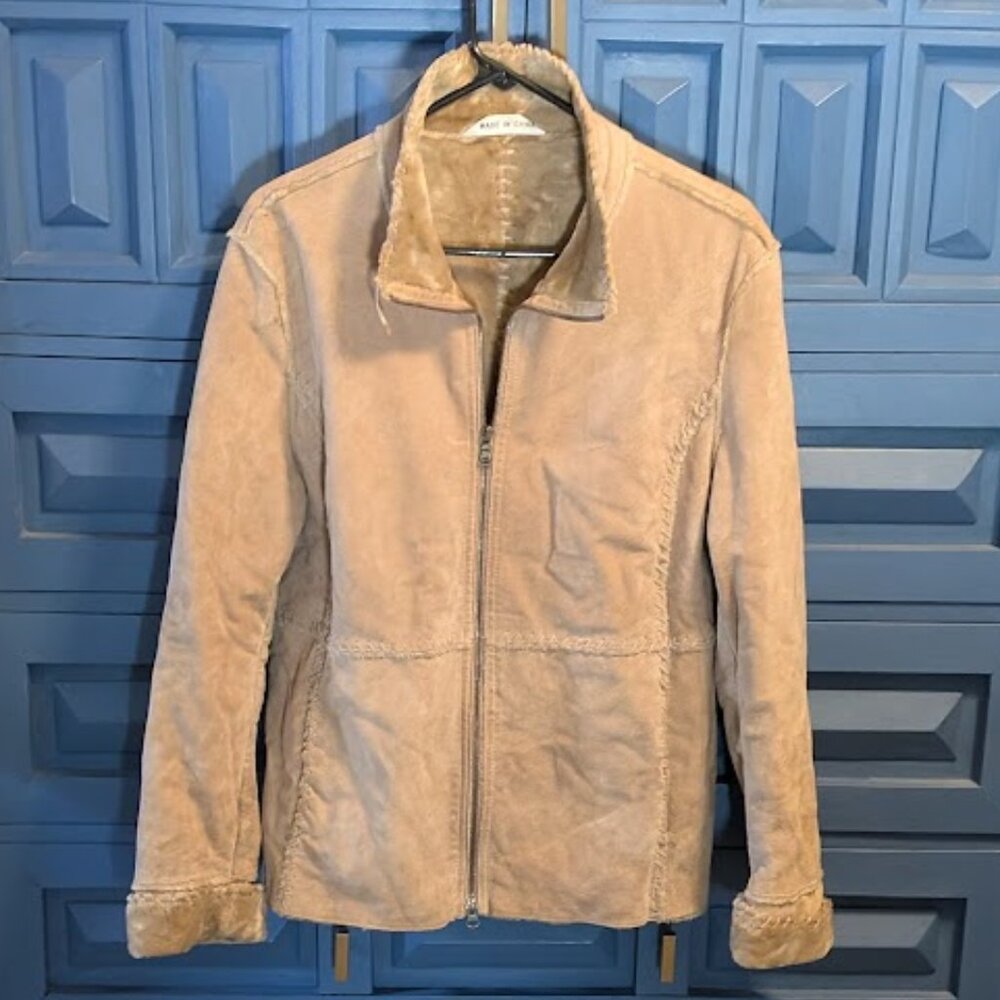 J1 J. PERCY MARVIN RICHARDS Suede Leather Jacket